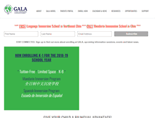 Tablet Screenshot of gala-prek8.org